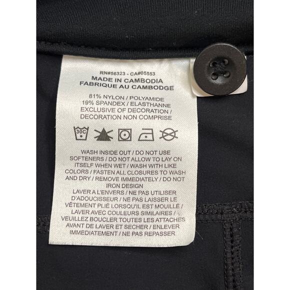 Nike Bliss Dri-FIT Trousers pleated side pockets wide leg black pant,size small - Picture 9 of 16